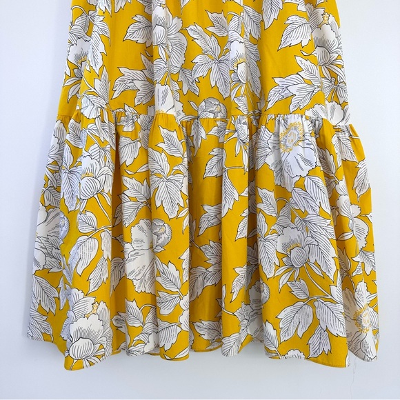 NEW Zara Yellow Summer Midi Dress w/ spaghetti straps - Picture 7 of 12